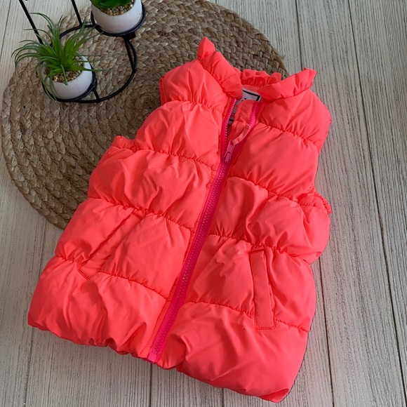 Gymboree Other - NWOT Gymboree girls pink puffy vest size XS